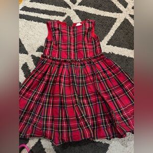 Crewcuts Red Plaid Kids Dress